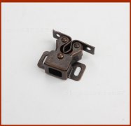 家具五金低脚门夹扣 柜门碰珠 双珠锁扣 撞珠门吸 碰珠卡扣